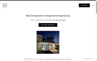 Choi Chiropractic website