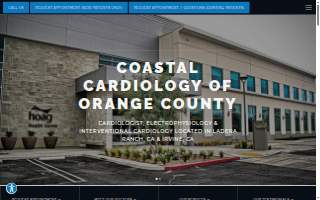 Coastal Cardiology of Orange County website