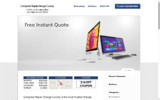 Computer Repair Orange County website