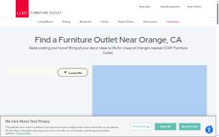CORT Furniture Outlet of Orange website