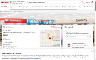 CVS Pharmacy website