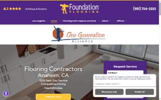 Foundation Flooring Inc website