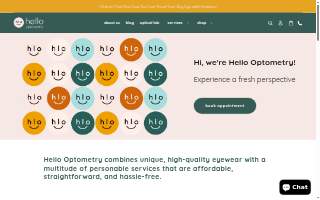 Hello Optometry website