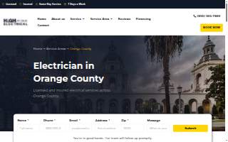 High Voltage Electrical website