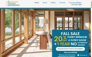 Orange Coast Windows of Fullerton website