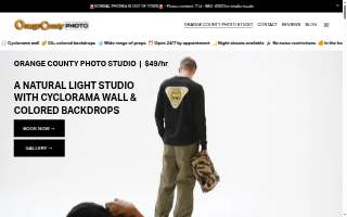 Orange County Photo Studio website