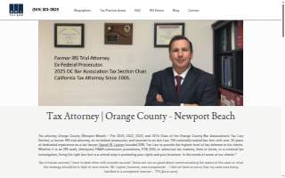 Tax Attorney OC - Daniel Layton of Orange website