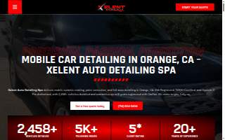 Xelent Auto Detailing Spa website