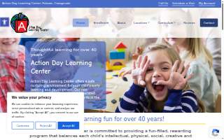 Action Day Learning Center website
