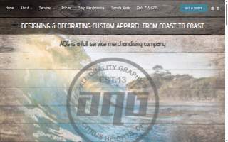 All Quality Graphics website