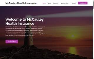 McCauley Health Insurance website