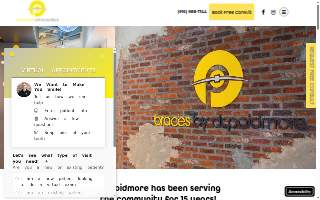 Poidmore Orthodontics website