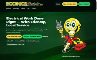 Sconce Electric Inc. website