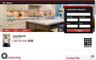 Janet Nevitt at Big Block LPT Realty website