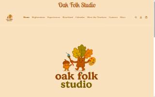 Oak Folk Studio website