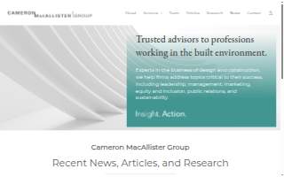Cameron Mac Allister Group Llc website