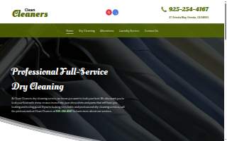 Clean Cleaners website