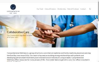 Comprehensive Wellness website