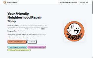iResurrect Repairs of Orinda website