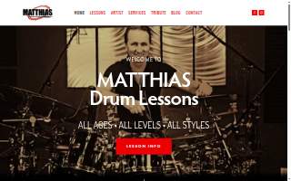 Matthias Drum Lessons :Lafayette/Orinda/Moraga website