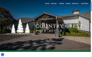 Country Crest Post-Acute website