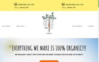 Live Life Juice Co website