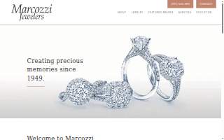Marcozzi Jewelers website