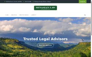Minasian Law, LLP website