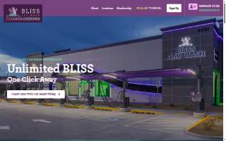 BLISS Car Wash - Oxnard website