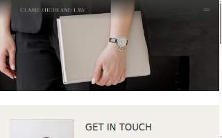 Claire Highland Law website