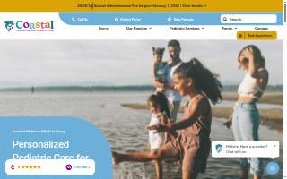 Coastal Pediatric Medical Group, Inc. website