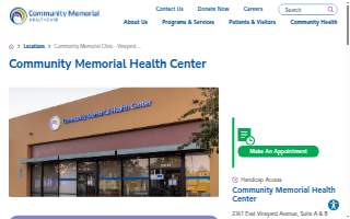 Community Memorial Health Center – Vineyard Avenue of Oxnard website