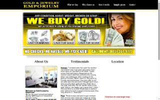 Gold & Jewelry Emporium website