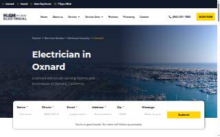 High Voltage Electrical website