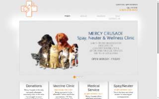 Mercy Crusade Spay, Neuter & Wellness Clinic website