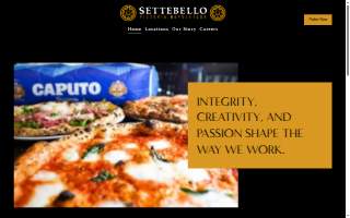 Settebello Pizzeria Napoletana website
