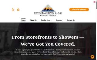 Ventura County Glass website