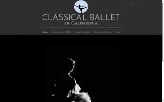 Classical Ballet Of California website