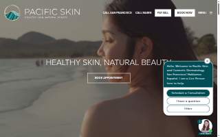 Pacific Skin and Cosmetic Dermatology San Francisco of Pacifica website