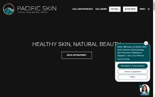 Pacific Skin Dermatology - Dr. Tracy Evans website