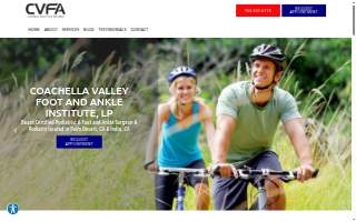 Coachella Valley Foot and Ankle of Palm Desert website