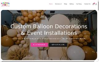 Funtastik Balloons & Party Rentals website