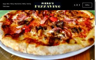 Piero's PizzaVino website