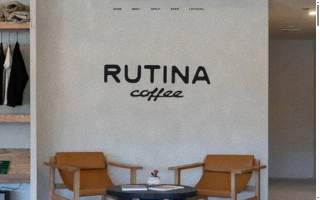 Rutina Coffee website