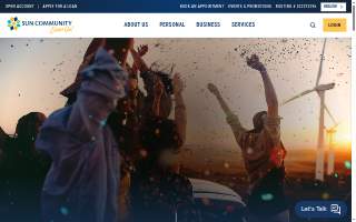 Sun Community Federal Credit Union of Palm Desert website
