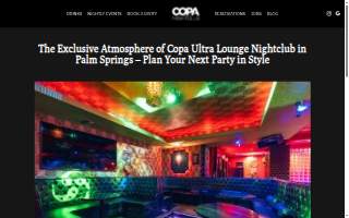 Copa Nightclub website