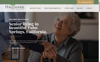 Hallmark Palm Springs website
