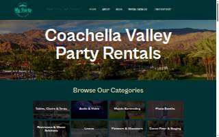 My Party Rental Guys of Palm Springs website
