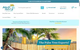 Palm Spring Tree Services website