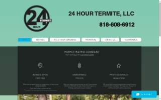 24 Hour Termite, LLC website